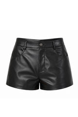 Short Mini Vinipiel Negro