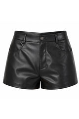 Short Mini Vinipiel Negro