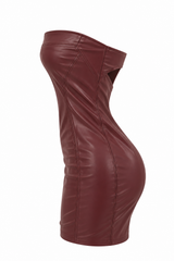 Vestido Burgundy Edge
