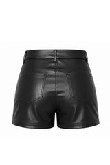 Short Mini Vinipiel Negro