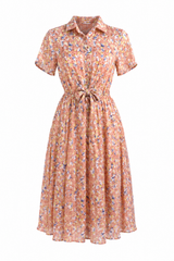 Vestido Peach Garden Midi