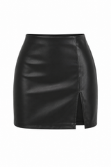 Falda Mini Leather Chic