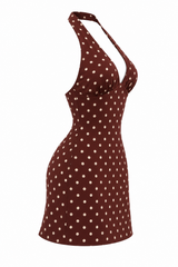 Vestido Chocolate Dot