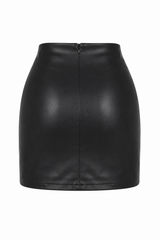 Falda Mini Leather Chic
