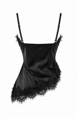 Top Noir Lace
