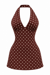 Vestido Chocolate Dot
