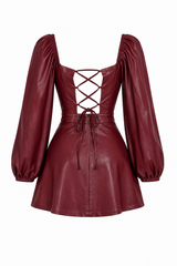 Vestido Merlot Tinto