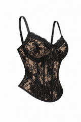 Corset Noir Lace Black