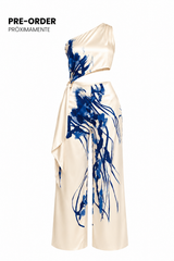 Set de Pantalon Print Floral Azul