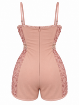 Romper Rosé Lace