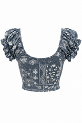 Top Blue Bandana