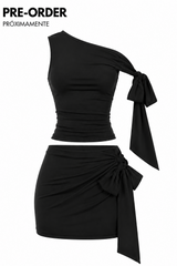Set de Mini Falda Negro