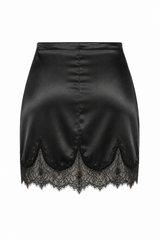 Falda Noir Satin