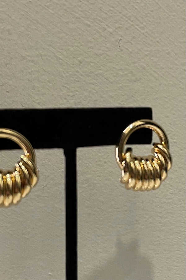 Aretes Basket Golden