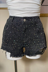 Short de Pederia Denim Negro