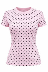 Blusa Polka Dots Rosa