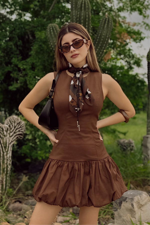 Vestido Bubble Cafe