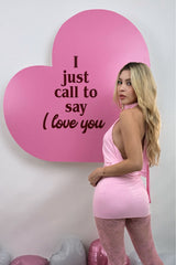 Vestido Corto Halter Rosa