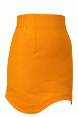 Falda Naranja Corta