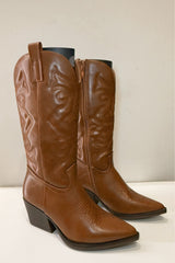 Bota Cowboy Camel