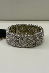 Pulsera Crossed Silver