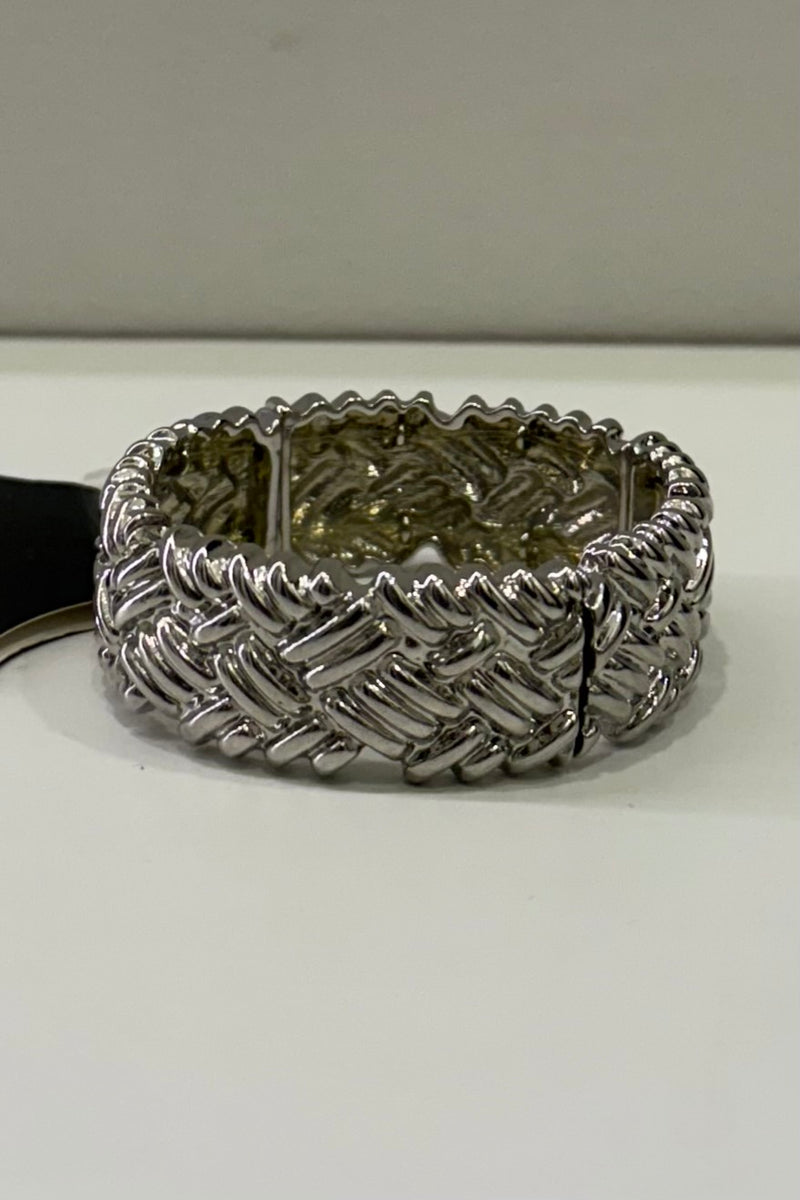 Pulsera Crossed Silver