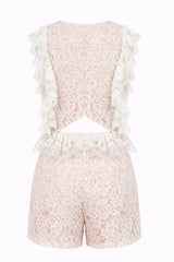 Jumper Blanco De Encaje