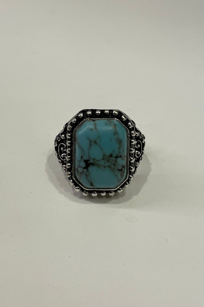 Anillo Square Turquoise