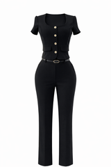 Set Top y Pantalon Negro