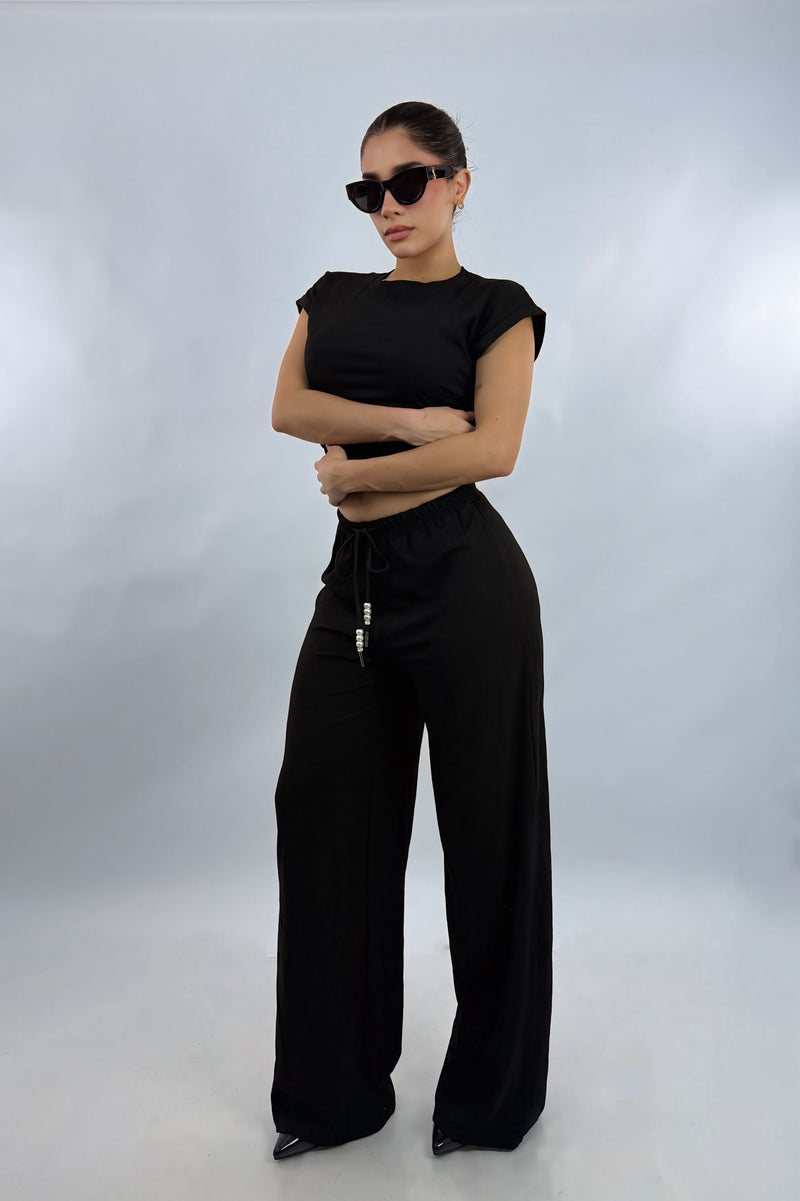 Set Top y Pantalon Negro