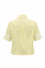Camisa Bordada Amarilla