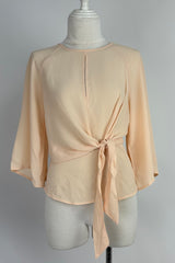 Blusa Suelta 3/4 Beige