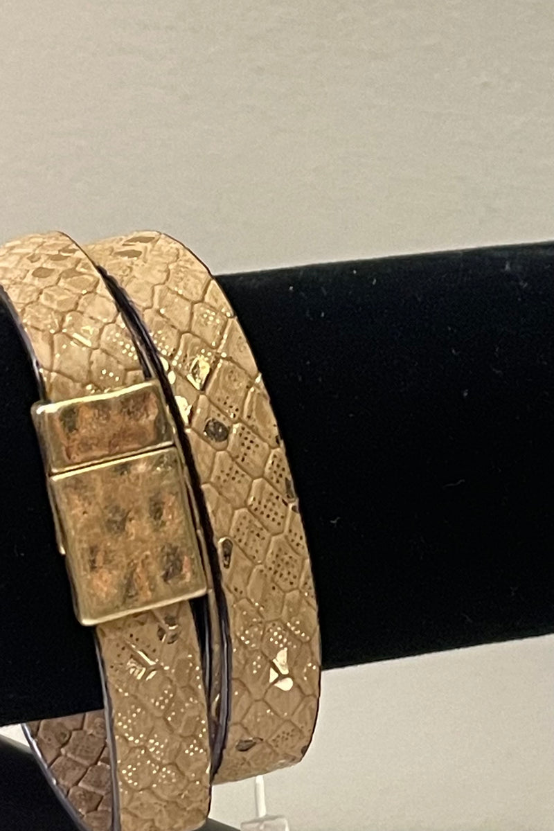 Pulsera Golden Cocodrile