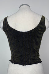 Blusa con Brillos Dorados