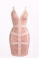 Vestido De Red Rosa