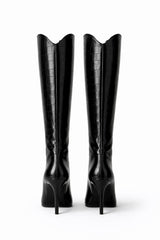 Bota Milan Negro Croco