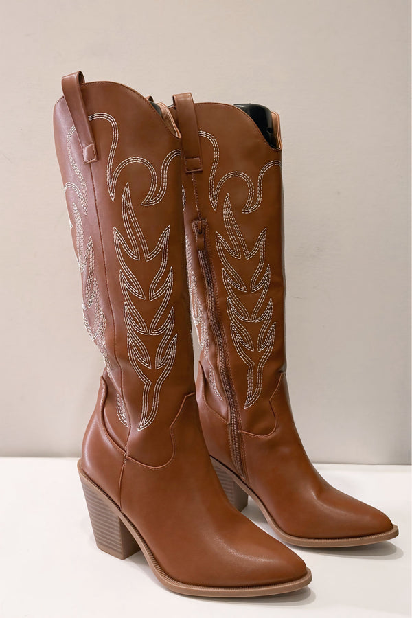 Bota Cowboy Camel