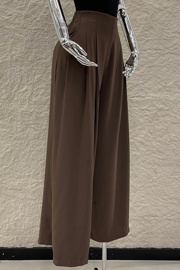 Pantalon Acampanado Cafe