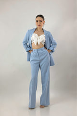 Set Blazer y Pantalon Sastre Azul