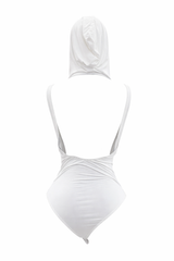 Pantiblusa con Capucha Blanco