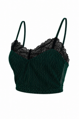 Bralette Verde Metálico