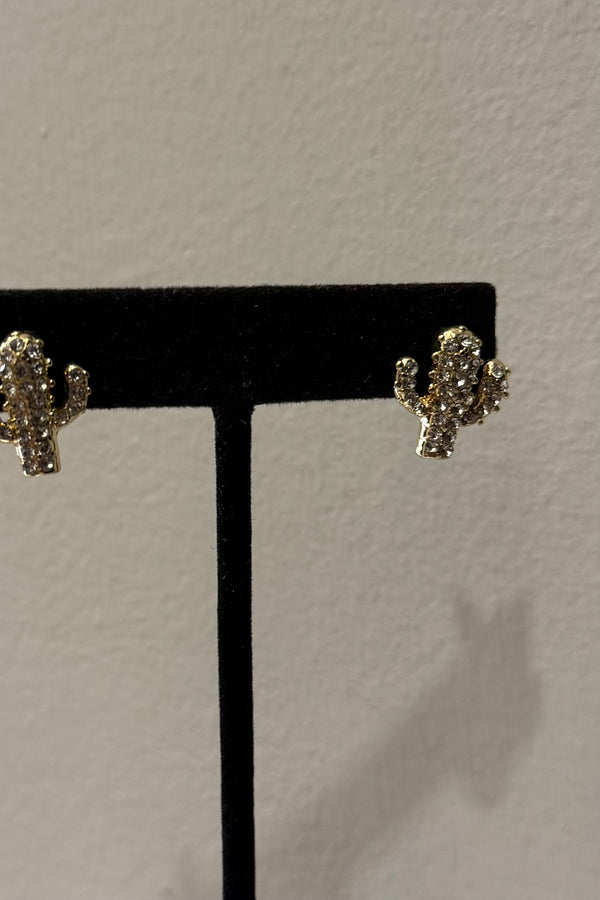 Aretes Cactus Golden