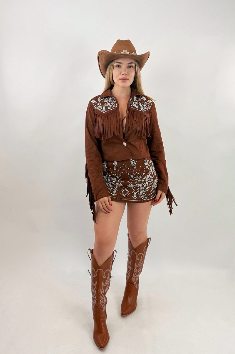 Jacket Cowboy Pedrería Cafe
