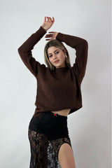 Sweater Tela Lana Cafe