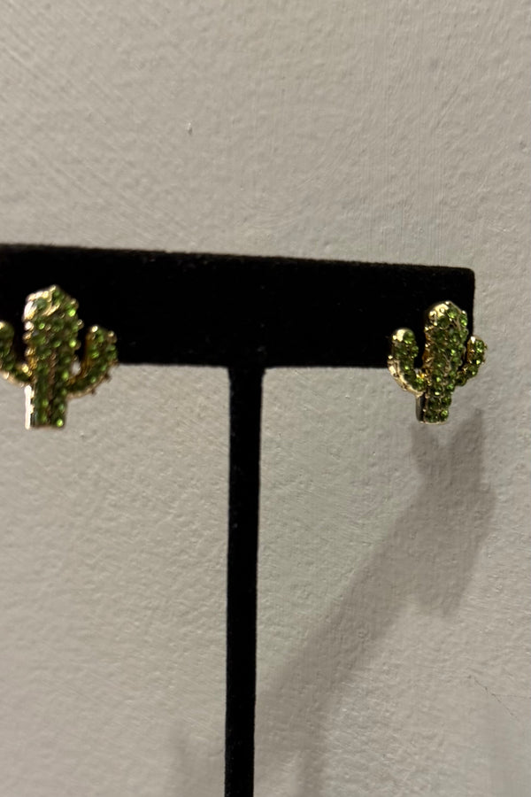 Aretes Cactus Green