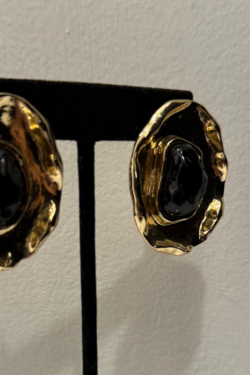 Aretes Golden Stone