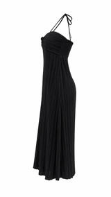 Vestido Midi Recto Negro