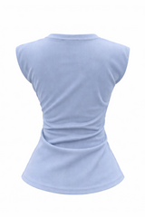 Blusa Ruched Azul