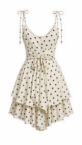 Jumper Corto Polka Ivory