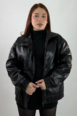 Jacket Vinipiel Negra